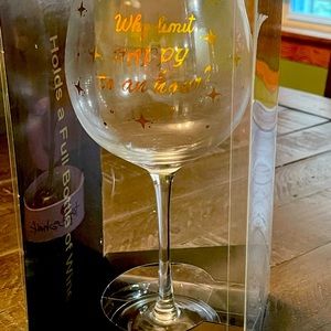 Whole bottle wine glass